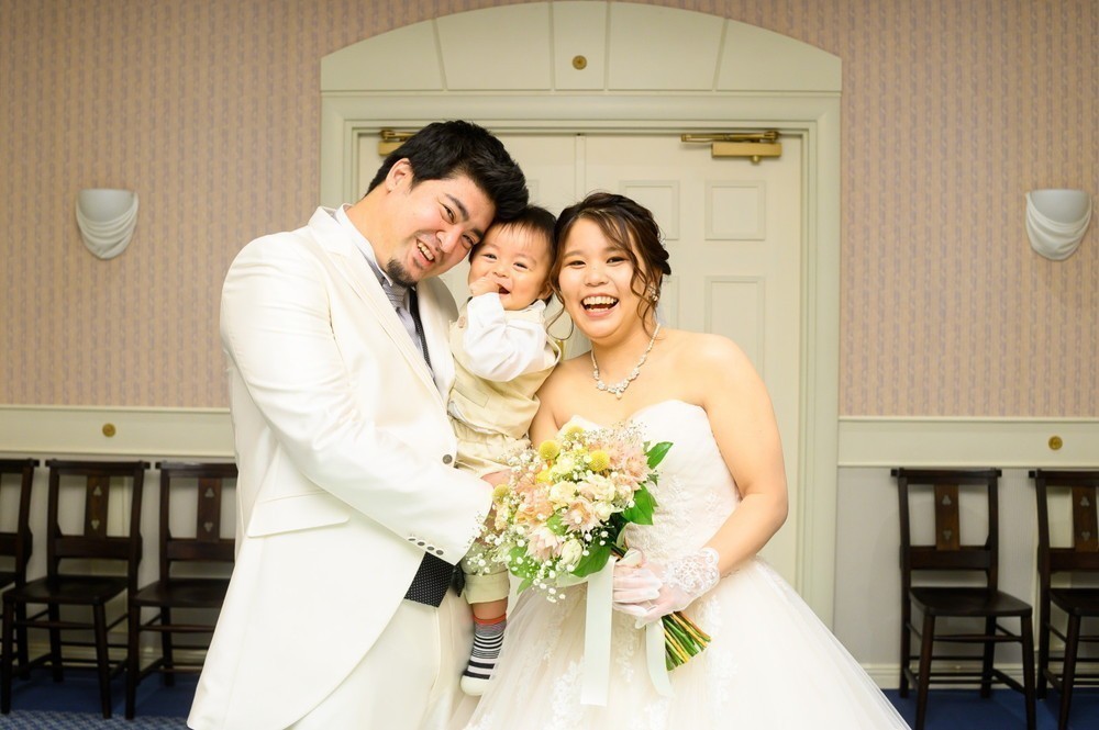 お子様と一緒♡あたたかい愛が溢れるファミリーウエディング