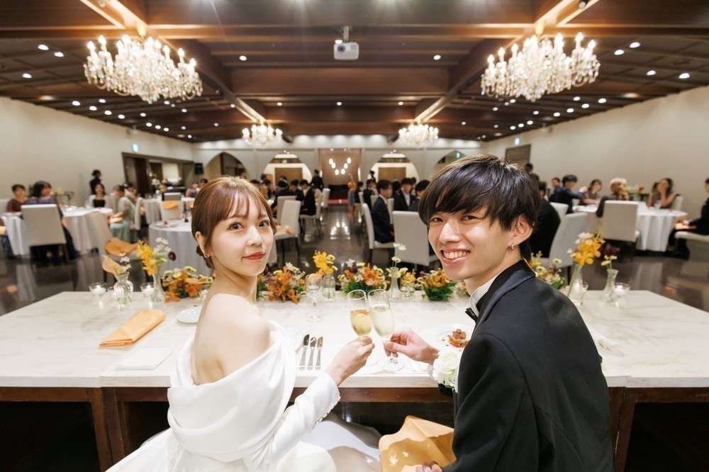 大学時代のサークルで出会われたおふたりのアットホームウエディング♡