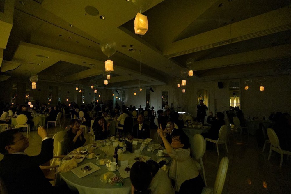 ♡おふたりもゲストも笑顔がいっぱい！
お腹の赤ちゃんと一緒に迎える結婚式♡