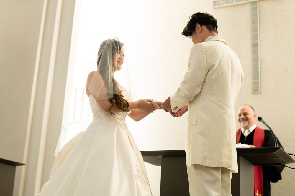 笑顔と感動でいっぱい！
あたたかい祝福に溢れた結婚式♡