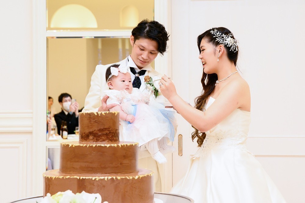 笑顔と感動でいっぱい！
あたたかい祝福に溢れた結婚式♡