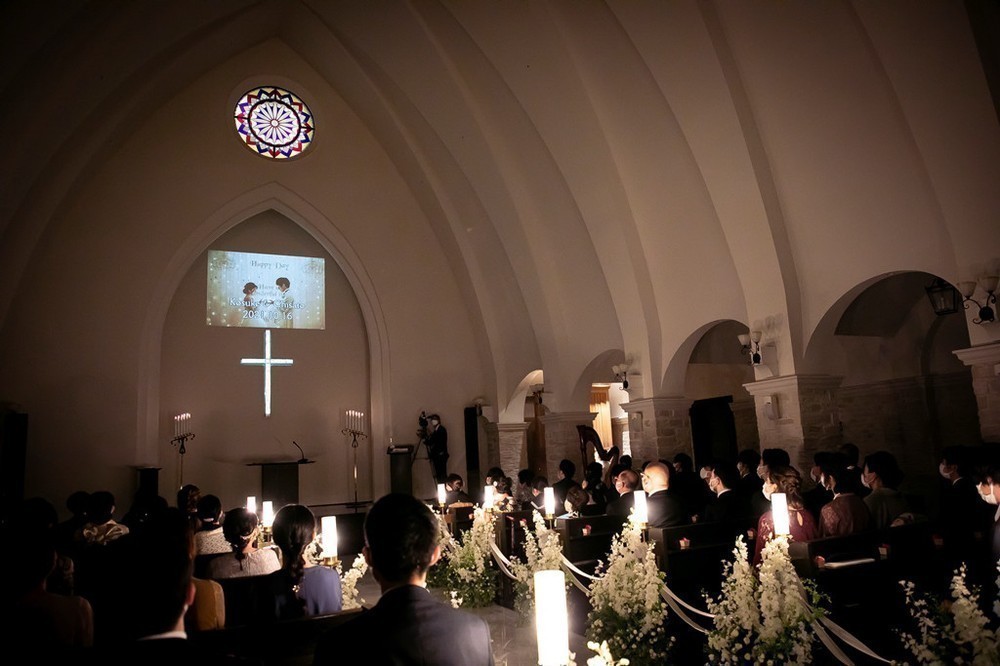 空間作りと演出にこだわった、
「星」がテーマのウエディング★