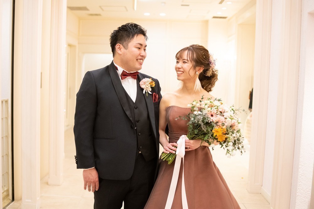 サプライズ、したり＆されたり。
ユニークな演出いっぱいの結婚式♡