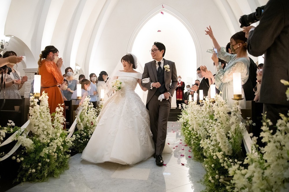 生演奏あり♪
音楽好きのおふたりとゲストの皆様で奏でる結婚式