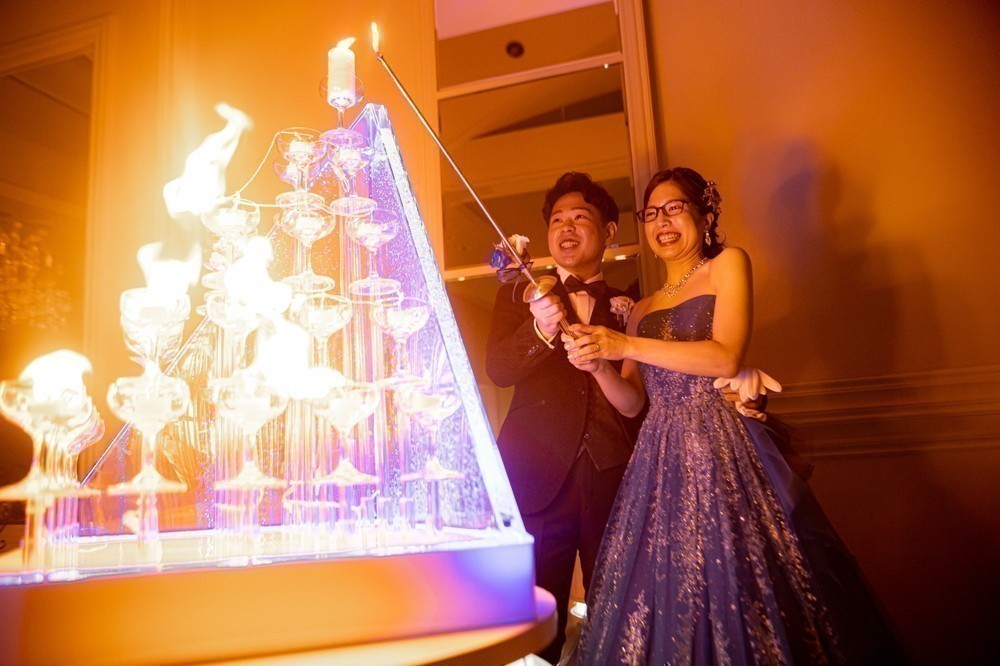 幸せいっぱいの笑顔♡
大好きなゲストと会場一体になって盛り上がった結婚式