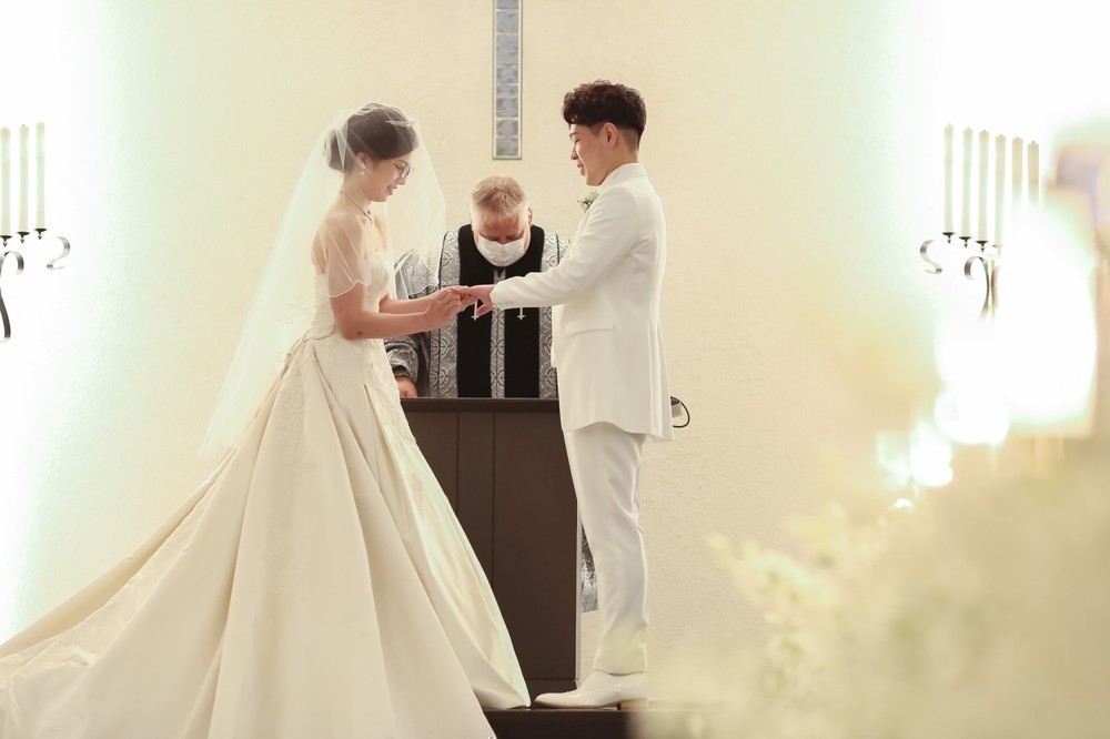 幸せいっぱいの笑顔♡
大好きなゲストと会場一体になって盛り上がった結婚式