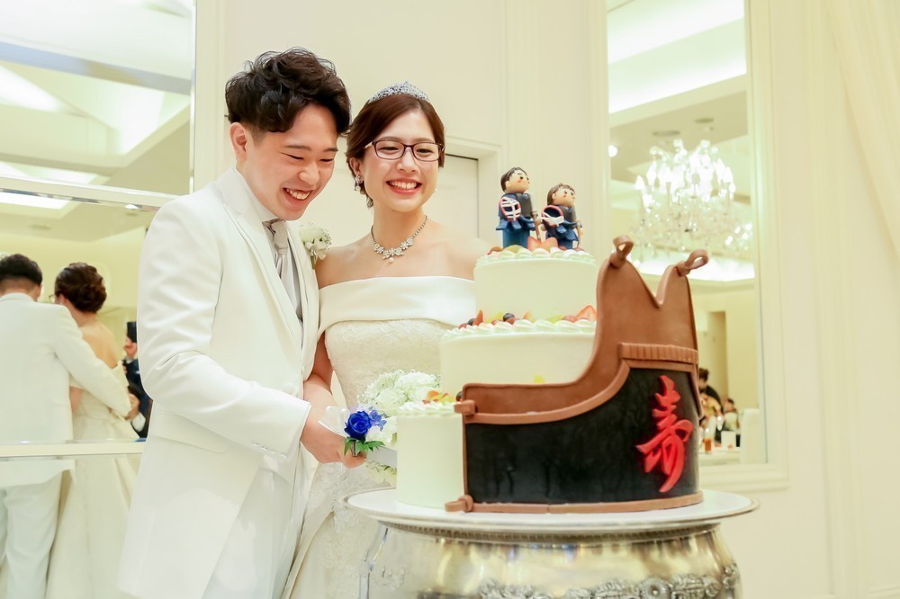 幸せいっぱいの笑顔♡
大好きなゲストと会場一体になって盛り上がった結婚式