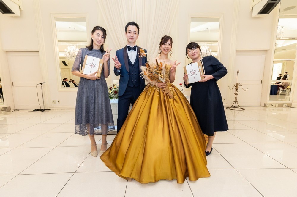 お子様と一緒に素敵な一日を♡
ゲストと温かい雰囲気に包まれた結婚式