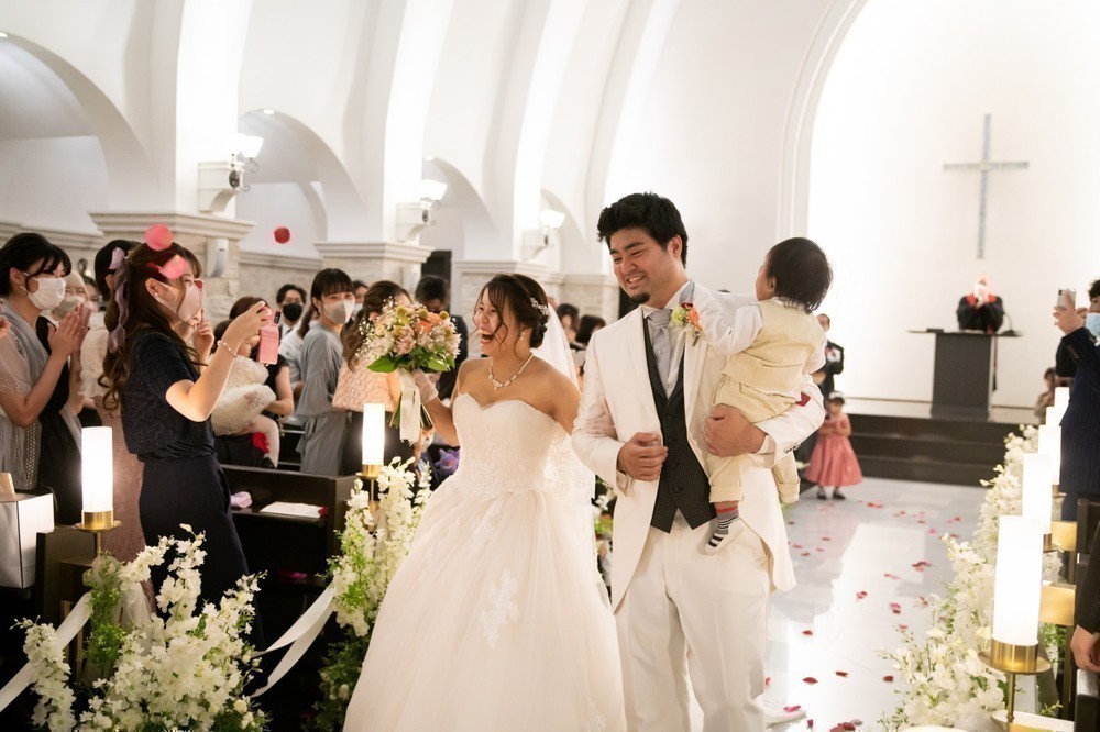 お子様と一緒♡あたたかい愛が溢れるファミリーウエディング