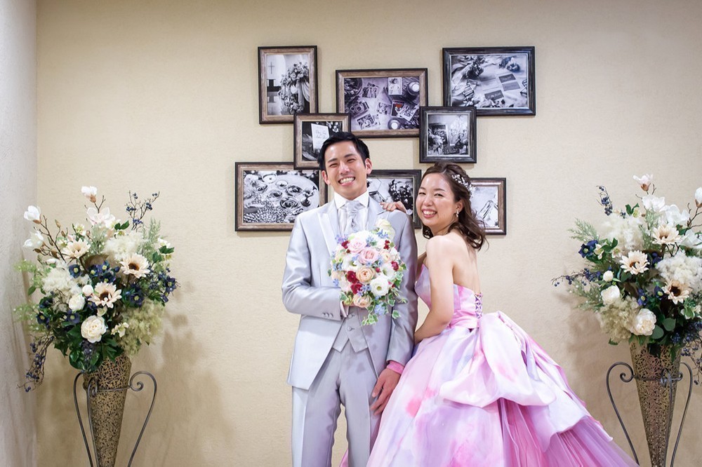 おふたりのこだわりが詰まった
笑顔いっぱいの結婚式♡