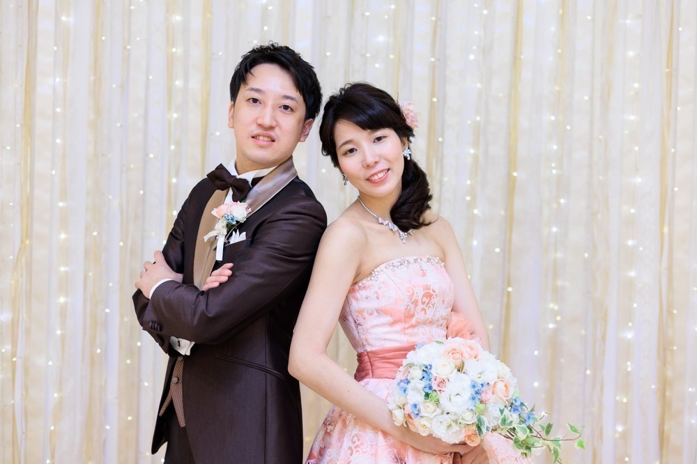 ゲスト参加型が盛りだくさん！
共通のご友人と笑顔いっぱいの結婚式♡