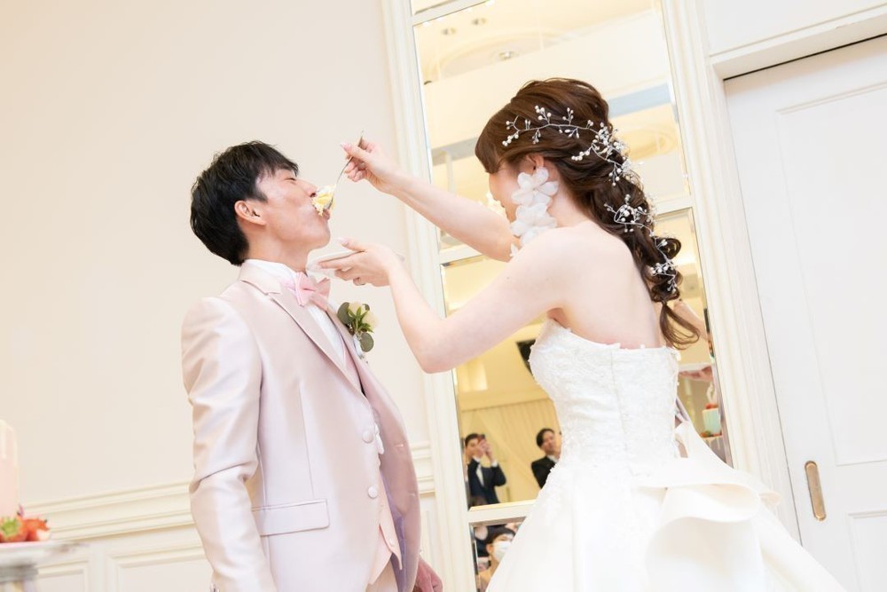 お色直し入場はライブ会場のように♪