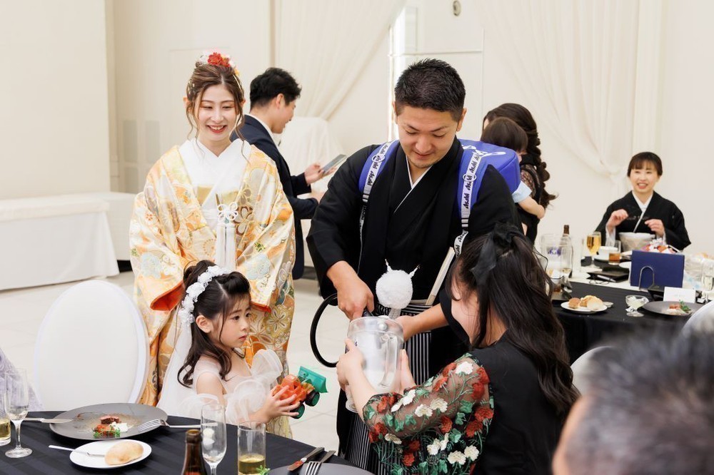 お子様２人と迎えるファミリー婚♡