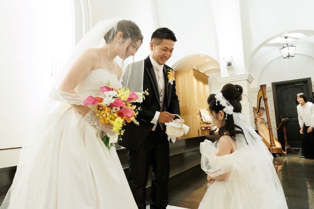 お子様２人と迎えるファミリー婚♡