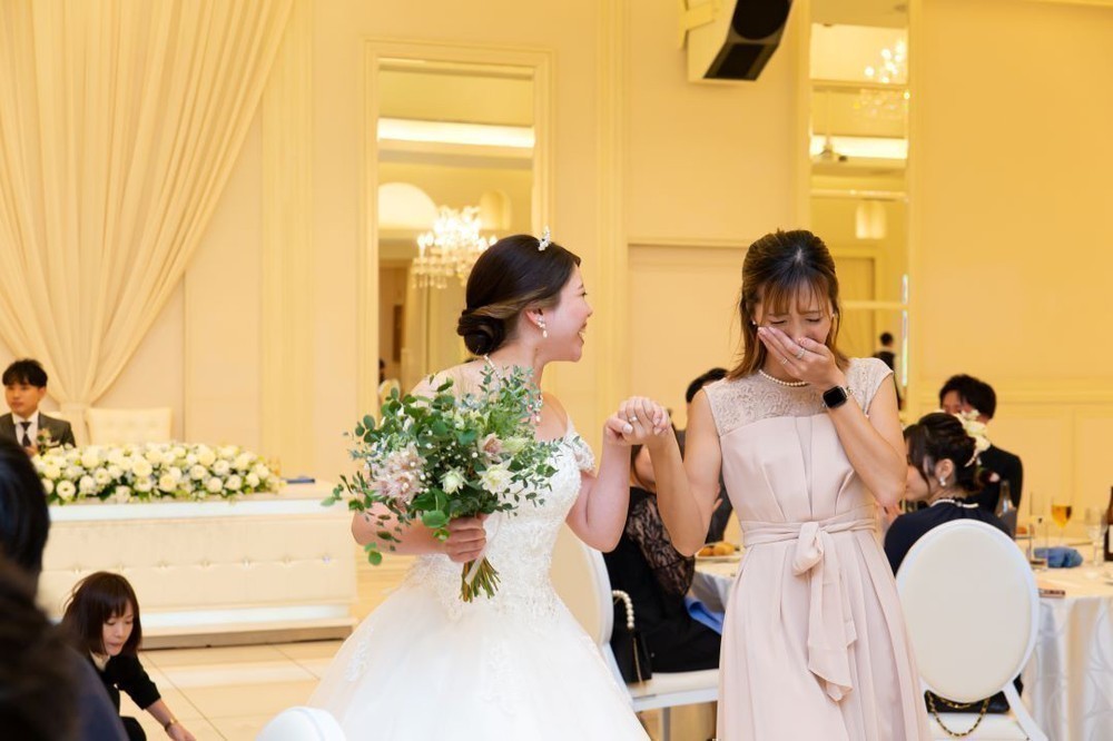 おふたりのこだわりがたくさん詰まった結婚式♡
オリジナル演出にもご注目！