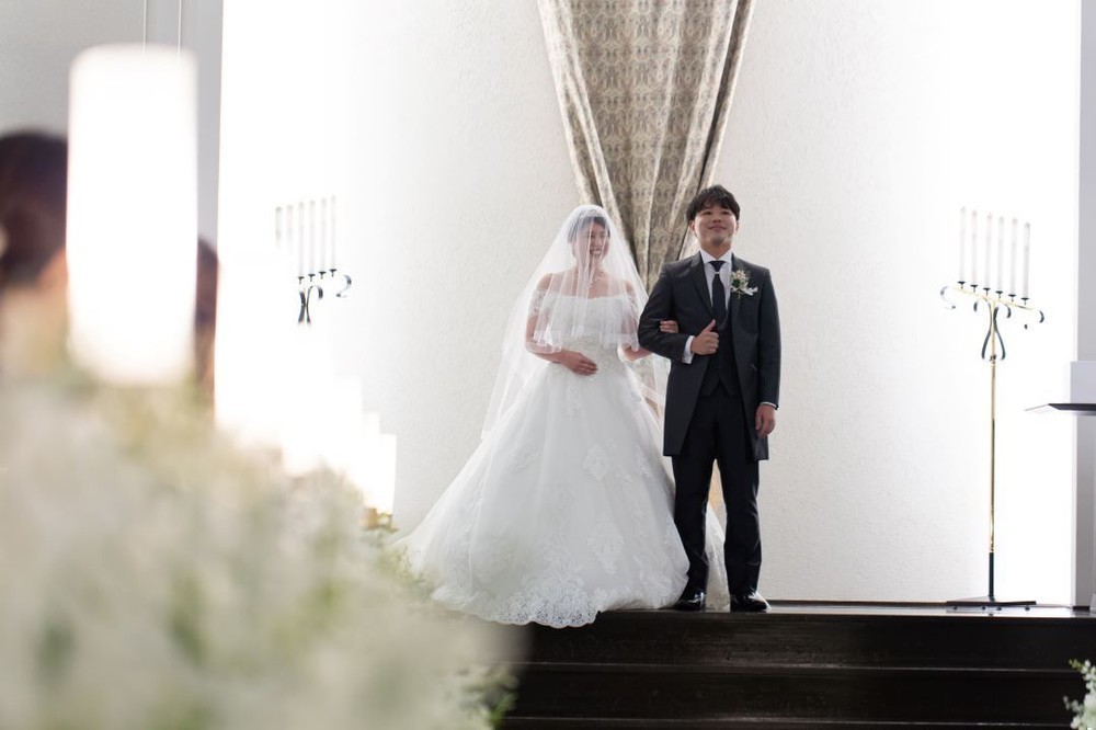 おふたりのこだわりがたくさん詰まった結婚式♡
オリジナル演出にもご注目！