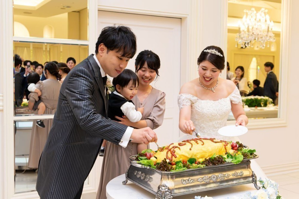 おふたりのこだわりがたくさん詰まった結婚式♡
オリジナル演出にもご注目！