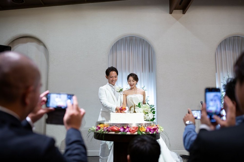 ♡テーマは南国リゾート！
おふたりのこだわりがつまったウェディング♡