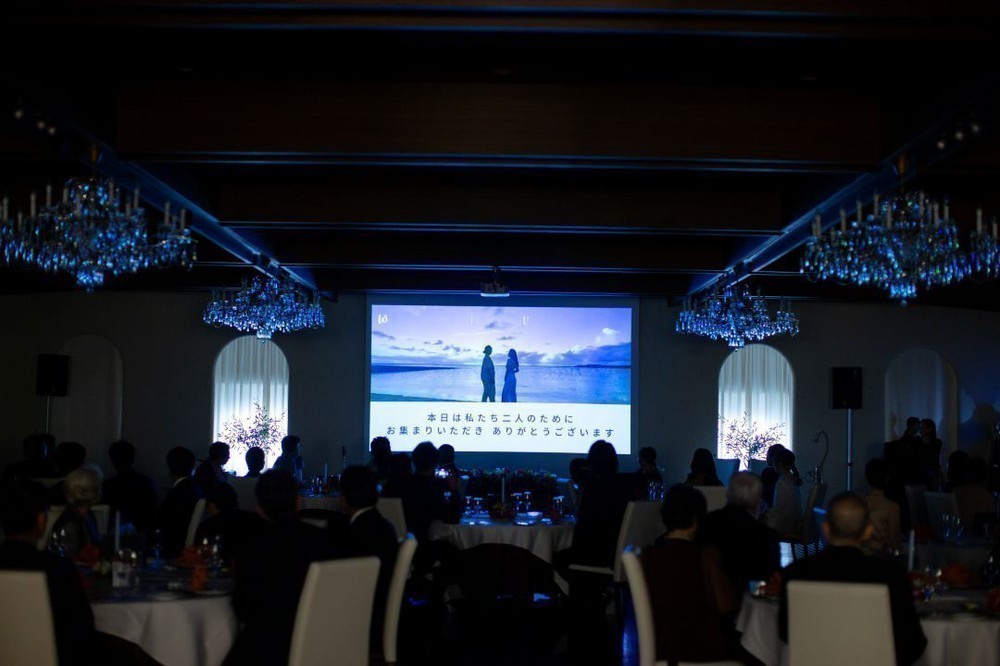 ♡テーマは南国リゾート！
おふたりのこだわりがつまったウェディング♡