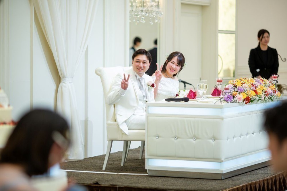 ♡ゲスト参加型の演出がたくさん！
笑顔いっぱいの結婚式♡