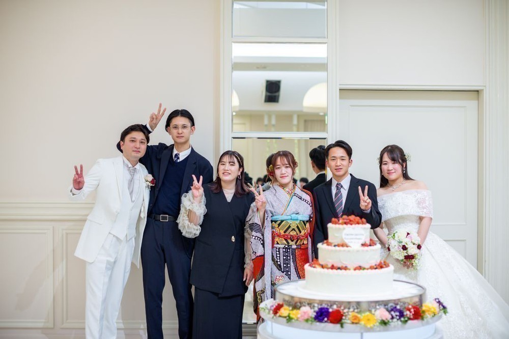 ♡ゲスト参加型の演出がたくさん！
笑顔いっぱいの結婚式♡