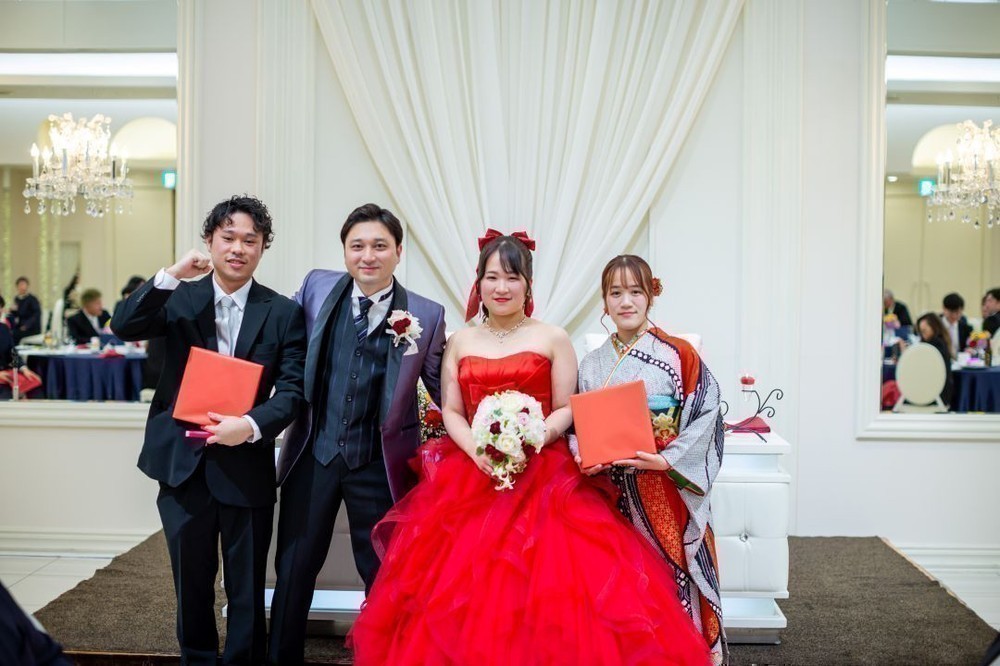 ♡ゲスト参加型の演出がたくさん！
笑顔いっぱいの結婚式♡