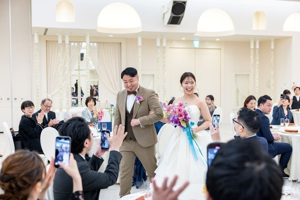 ♡おふたりらしい演出を取り入れた
オリジナルウェディング♡